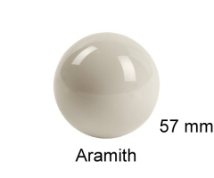 Spielball weiß Aramith 57,2mm
