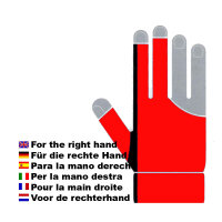 Kamui Quick-Dry Handschuh rot  für die rechte Hand Größe L