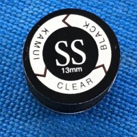 Kamui Clear Black Tip Poolbilliard/Carom 13mm Super-Soft SS