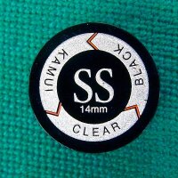 Kamui Clear Black Super Soft Poolbilliard/Carom 14mm
