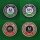 Kamui Snooker Set 11mm Tips