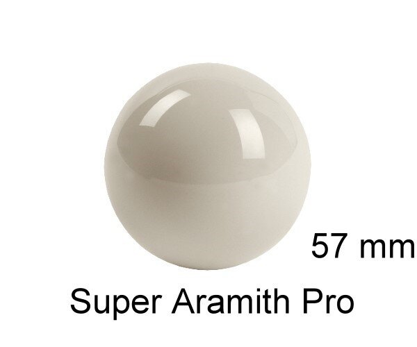 Spielball weiß Super Aramith Pro 57,2mm