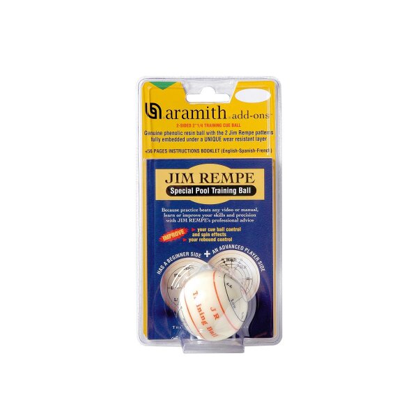 Kugel Training Pool Jim Rempe 57,2mm mit Anleitung